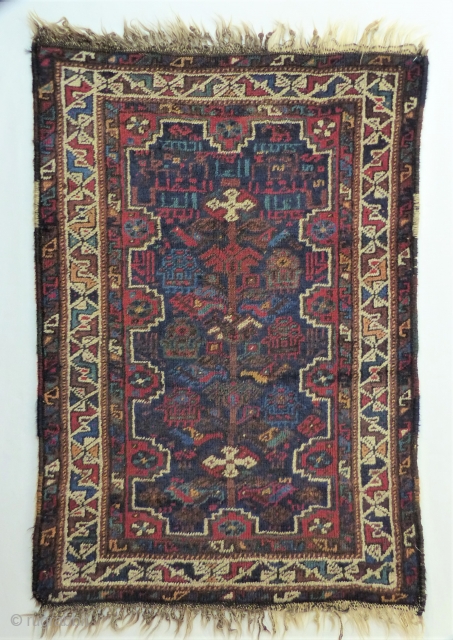 beautiful Shiraz rug around 19 jh with great natural colors an good condition. 
Suze: 103 x 71 cm               