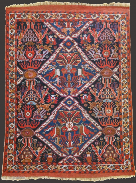 Afshar rug, ca.1880. Mint condition, kilim ends intact. 173x125cm. Inquiries: info@pleijsierproductions.nl                      