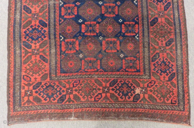 Antique Baluch Carpet Size.180x100cm                             