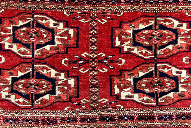 Antique Türkmen Tekke Torba  Circa around 120 130 years Old Size.105x35 Cm                    