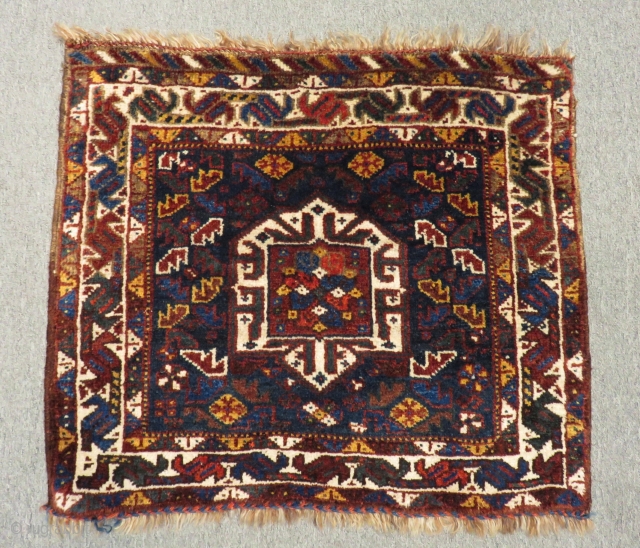 Antique Persian Shiraz Bagface Size.75x62 Cm                           