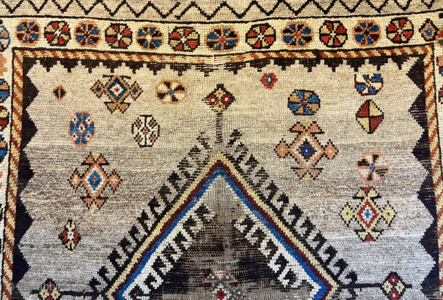Antique Persian Gabbeh Rug Size.225x135 Cm                           