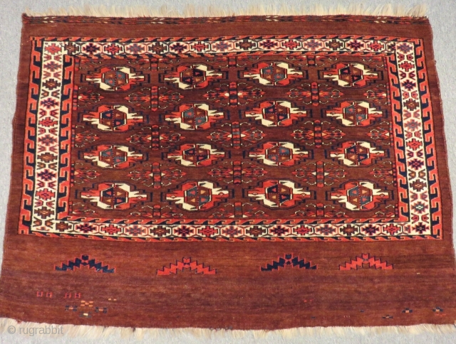 Antique Türkmen Yamud Chuval Size.118x82 Cm                           