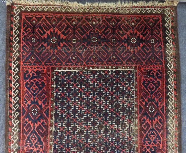 Antique Baluch Rug Size.135x82 Cm                            