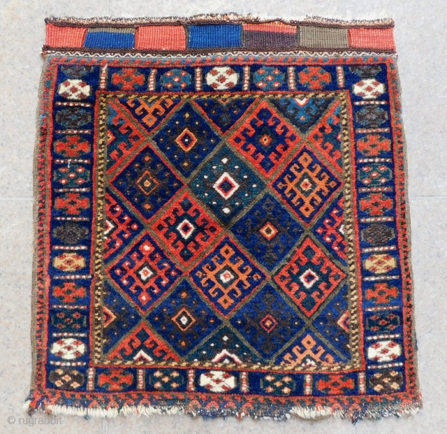 Antique Persian Jaf Bagface Size.60x58 Cm                           