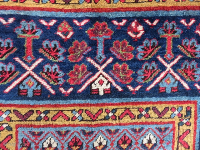 Antique Persian Nort West Runner Rug full condition All Colours Natural Circa 1880.90 Size.320x104 Cm	P                  