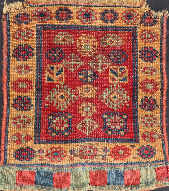 	
Antique Persian Kurdish Bagface Size.50x50 Cm                           