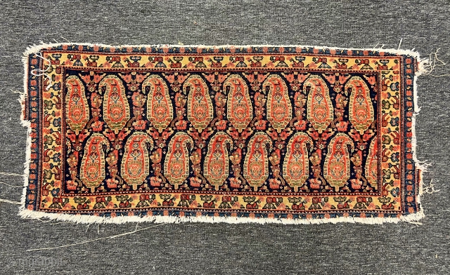 Antiqıe Persian Senneh  Size 108x48 Cm                          