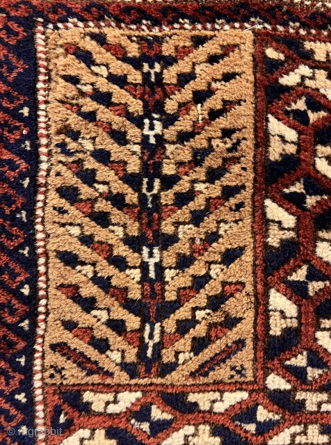 Antique Prayer Baluch Rug Size. 160x080 Cm                          