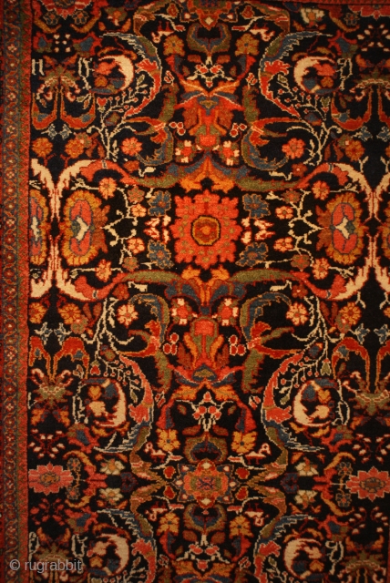 Mahal Circa 1900 c
full pile, excellent wool quality, exquisite color
4.5 X 6.10                     