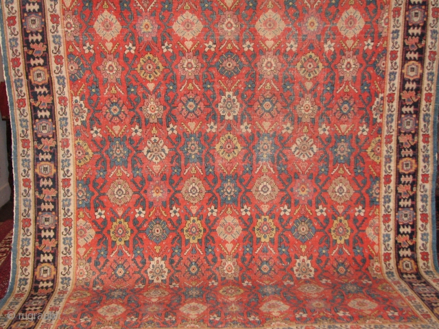 Fabulous quality Antique Senneh Unique Size 5'3" X 7'9"

                        