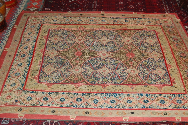 Beautiful old Resht, rescht embroidery, in very good condition, size is 130/150 cm                    