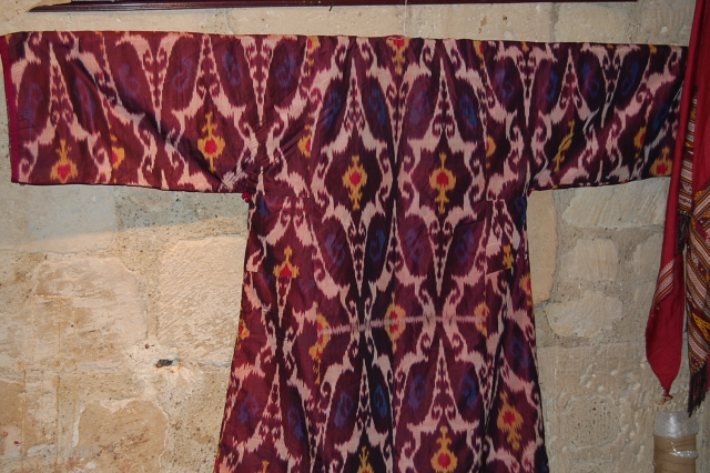 19th Century Ikat chapan IN great condition.                          