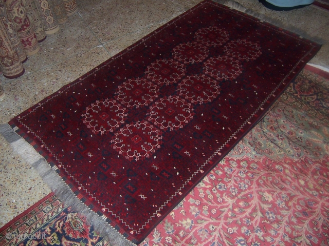 late 20th cen size.190 x 110 mtr afghan made                        