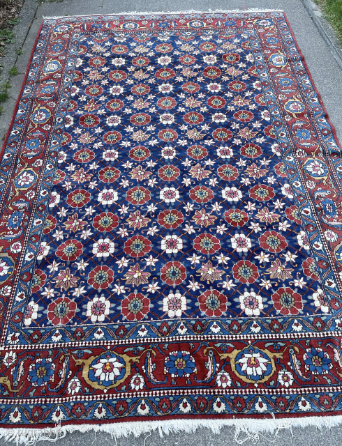 Veramin Mina khani indigo floor 
                           