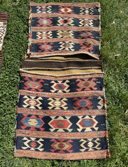 Exceptionally gorgeous collector piece Shahsavan khordjin saddlebag 110x55 
1000€ plus shipping what’s app me                   
