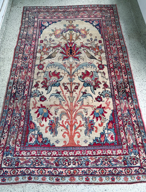 Kerman Qajar era 125x205
Great condition
                            