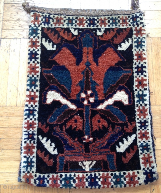 Afshar bagface around 1920h * excellent condition * size: 27 x38 cm                     