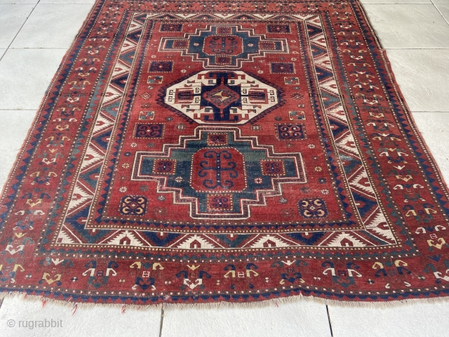 Antique Armenian Lori-Pambak . Size 230x205 cm
Some wear!
                         