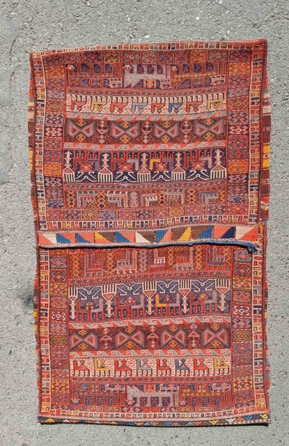 Authentic Lori khorjin ,rich with tribal motifs,excellent condition                         