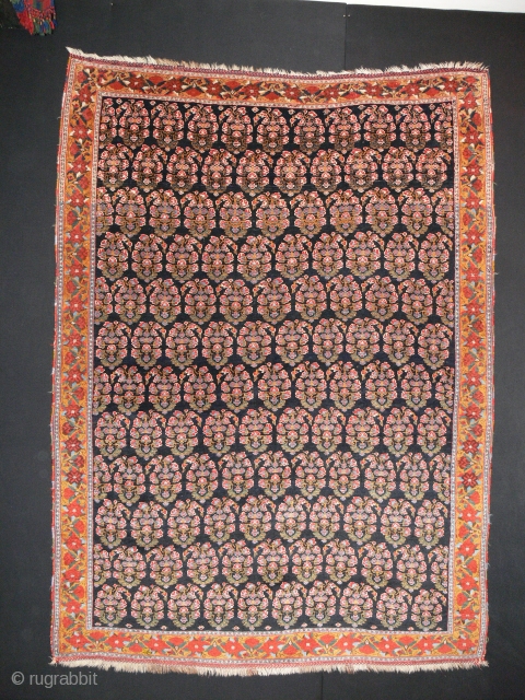 Ref 1349 Finely woven Afshar in excellent condition. 5'10 x 4'3 - 176 x 127. Nineteenth century with all natural dyes.            
