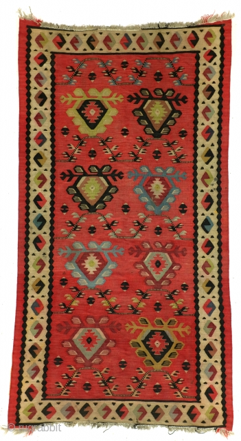 Sarkoy kilim, Bulgaria, ca 1890, 156 x 83 Cm. 
                       