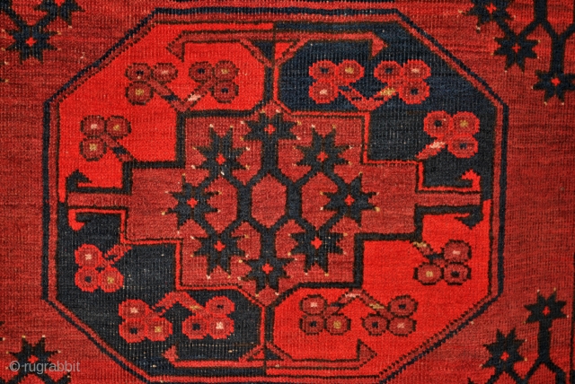 Ersari, 1880's. 224 x 320 Cm. No holes. 
Great collors. 
                      