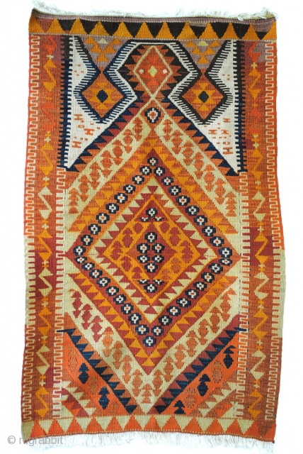 Sivas, kilim, prayer rug for a child. 67 x 112 Cm.                      