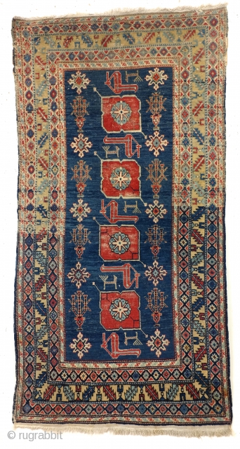 Antique Armenian Karaghasli rug, 1890 - 1910. 
Size: 198 x 98 Cm.                     