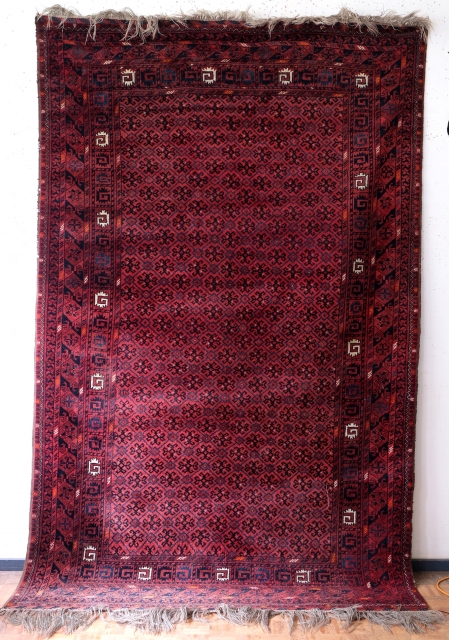 Mid 20th century, 70-ies, Turkmen Yomouth rug. 
Full pile beautifull glow. 
Goat wool warp. 
310 x 192 Cm's   10 ft 4 inch x 6 ft 11 inch. 
   