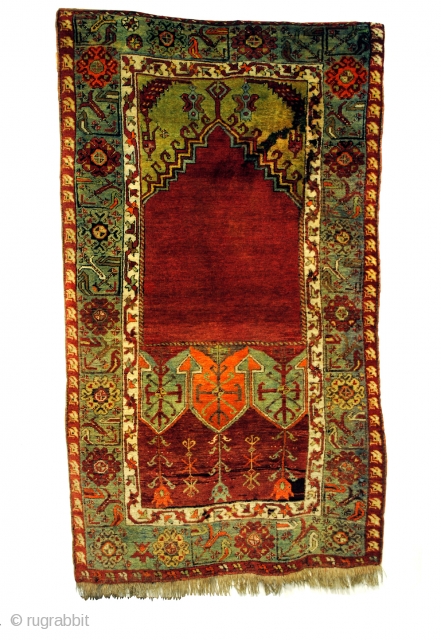 Amazing Ladik, Anatolia. 
227 x 117 Cm.   7.5 feet x 4 feet. 


 
I do love ragged old worn pieces but this one is something else. 
Never been used in  ...