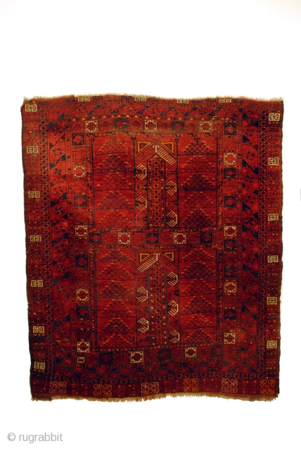 HATCHLOU, Turkmenia. 
Turkoman Ersari Tekke Engsi.  
200 x 165 Cm. 
late 19th century. 
                  