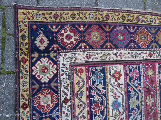 Antique Caucasian Shirvan Kuba Rug 19th c.                          