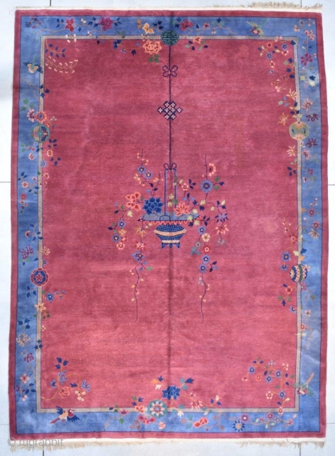 #7731 Antique Mandarin Chinese Art Deco Rug 10’0″ X 13’6″
$6,500.00
Size: 10’0″ X 13’6″
(304 x 414 cm)

Age: Circa 1900

Over sized!
https://antiqueorientalrugs.com/product/7731-mandarin-chinese-art-deco-rug/              