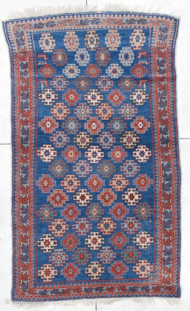 #6471 Kuba Antique Caucasian Rug 
Size: 3’9″ X 6’4″
Age: 19th Century
 Price on Request                   