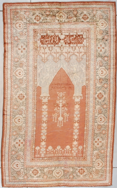 #7503 Angora Oushak Antique Turkish Rug 5’11” X 9’8″
$6,500.00
Size: 5’11” X 9’8″

(176 x 298)

Age: Circa 1900
https://antiqueorientalrugs.com/product/7503-angora-oushak-antique-turkish-rug/                 