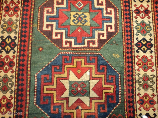 #7198 Kazak Antique Caucasian Rug 4’2″ X 8’5″
$9,000.00
Size: 4’2″ X 8’5″

(128 x 259 cm)

Age: 3rd  quarter 19th century
https://antiqueorientalrugs.com/product/7198-kazak-antique-caucasian-rug/              
