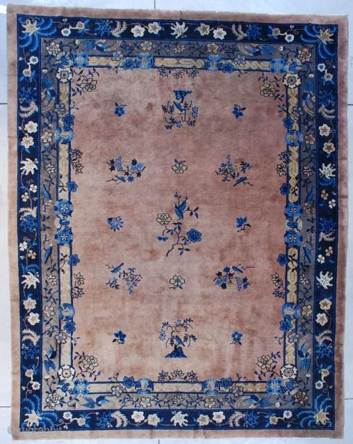 #7544 Peking Chinese Rug

This Peking Chinese rug measures 9’0” X 11’10” (274 x 365 cm). It has a café au lait colored ground with several different foliage motifs such as trees, flower  ...