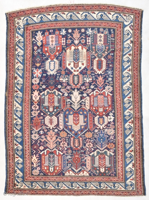 #7735 Antique Kuba Rug

This very antique Kuba rug measures 4’3” X 5’11” ( 131x 182 cm). As far as the putting an age on this rug, this could possibly be an 18th  ...