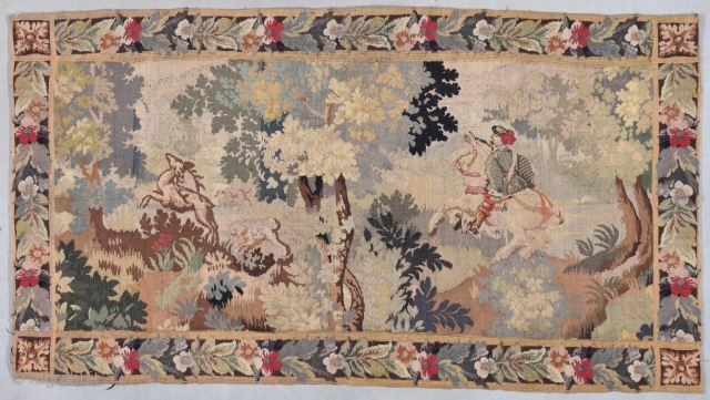 Antique Flemish Tapestry 3’1” x 5’7” #8035
$5,500.00 
https://antiqueorientalrugs.com/product/antique-flemish-tapestry-measures-31-x-57-8035/                         