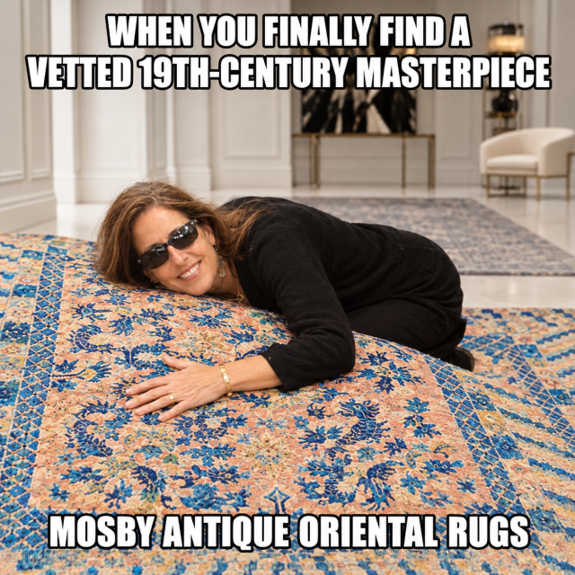 https://antiqueorientalrugs.com/product/7273-antique-ningxia/

This Ningxia Chinese Oriental rug measures 6’3” x 9’2”. It has 9 five toed dragons in blue on an orange gold ground. Sacred mountain meditation points quarter the rug and are in  ...