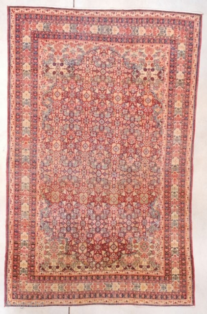 #7618 Kermanshah antique rug

This circa 1880 Kermanshah measures 4’2” X 7’6” (127 x 228 cm). If you are looking for a busy rug with an all over design, you have found it!  ...