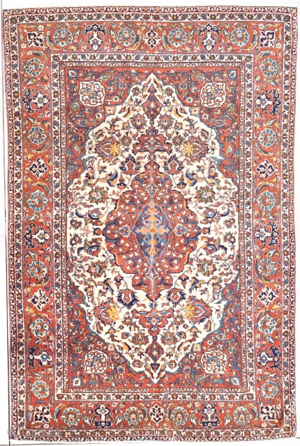 PAIR of Antique Isfahan Persian Rug 4’9″ X 7’1″ #7751/7752
$5,500.00 each
Size: 4’9″ X 7’1″


This 20th century Isfahan Persian Oriental rug measures 4’9 “ x 7’1”. It is one of a matching pair  ...