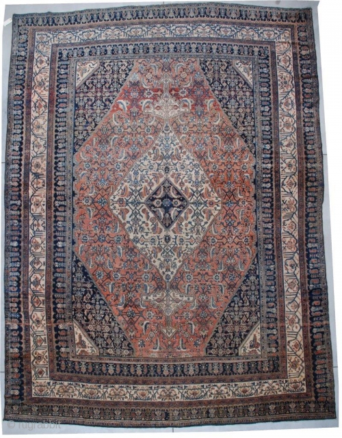 
#6760 Bibicabot Antique Persian Oriental Rug 12’6″ X 16’7″
This circa 1900 Persian Bibicabot antique Persian Oriental Rug measures 12’6” X 16’7”. This large Palace sized carpet has the visual characteristics of a  ...