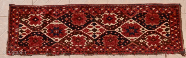 An antique Ersari Beshir Torba, 4.9ft x 1.5 ft                        