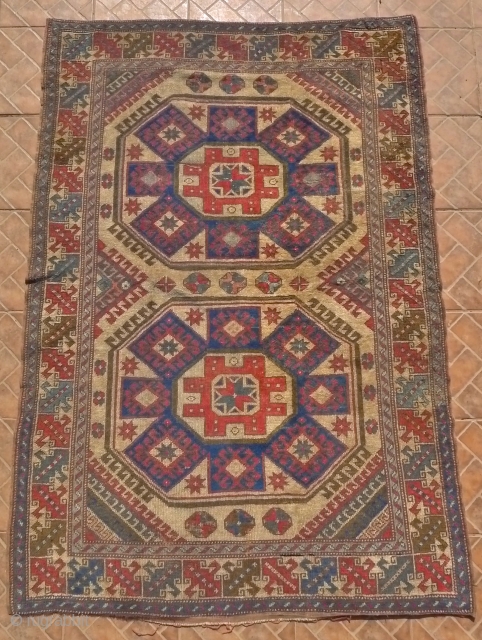 Eastern Anatolian 'Crevelli' or Holbein designed carpet, 196 x 132 cm. (6.4 x 4.3 ft.) Kars Kurdish, around 1920/30.
              