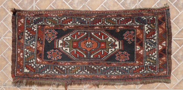 Veramin Torba, Kizil Bash tribe, 48 x 104 cm. good colours and in excellent condition                  