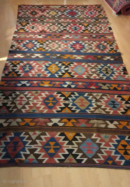 kelim - kilim: size: 260 x 130 cm                         