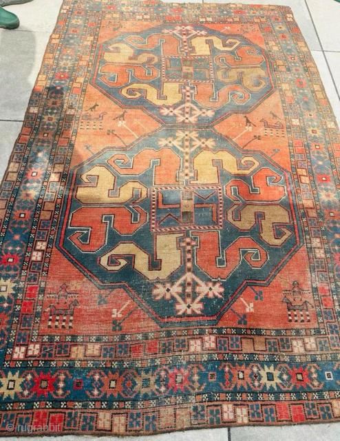 Karabag - in good condition  205 x 140 cm                       