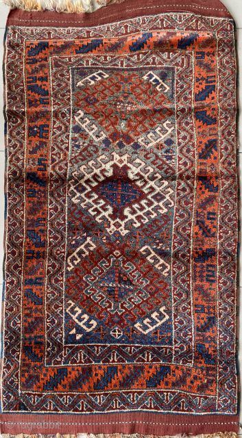 Kurdish Herki Rug, Hakkari Region, 100 x 190 cm (3'3" x 6'3")
A finely woven Kurdish tribal rug from the Hakkari highlands on the Turkish–Iraqi border, attributed to the Herki, c. 1930–1950. The ...